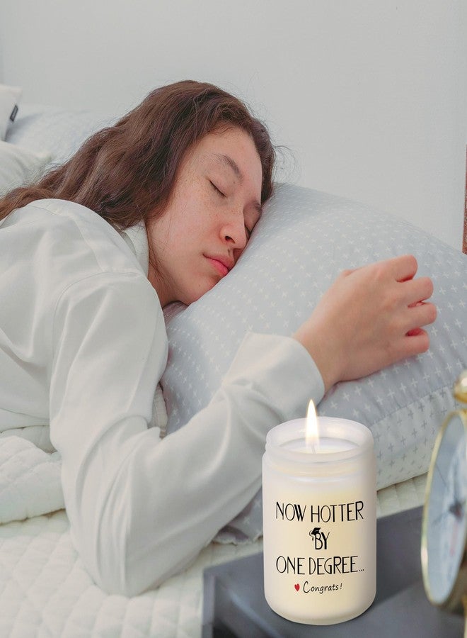ONEVIVE ONEVIEV Graduation Gifts for Her Him, Soy Wax Scented Candle, Masters Degree College High School Graduation Gifts 2024 - Now Hotter by One Degree - Image 5